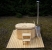 ofuro wooden hot tub with external heater